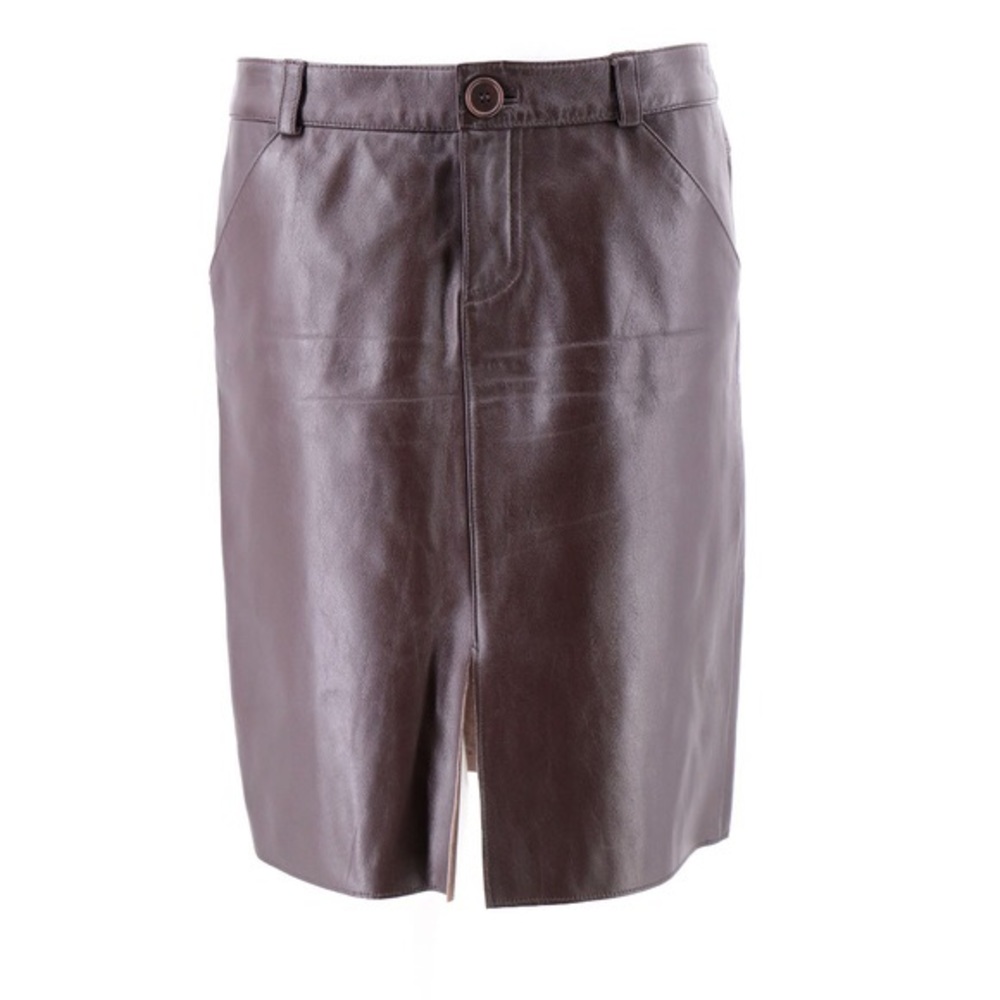 Shelli Seagal lambskin Leather Skirt